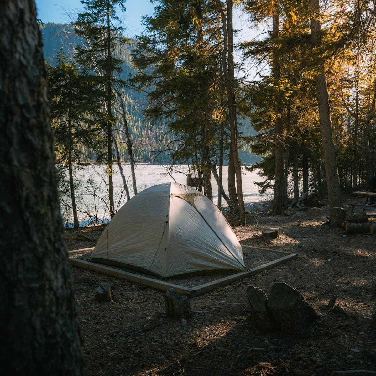 Family camping trip, Estes Park